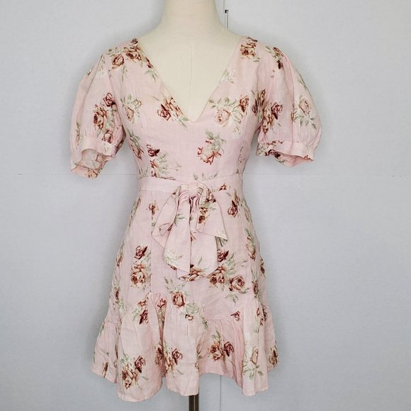 Loveshackfancy Floral Pink Dress